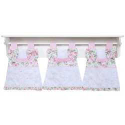 Porta Fraldas Para Varão Provençal Branco 3 Peças Porta Fraldas Para Varão Provençal Branco 3 Peças