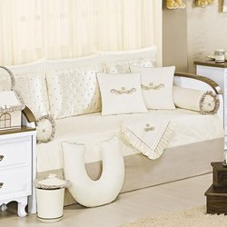 Kit Cama Babá Imperial 8 Peças Palha Kit Cama Babá Imperial 8 Peças Palha