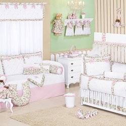 Quarto Bebê Completo Provençal Floral sem Enxoval Cama Babá Quarto Bebê Completo Provençal Floral sem Enxoval Cama Babá