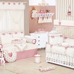 Quarto Bebê Completo Provençal Palha sem Enxoval Cama Babá Quarto Bebê Completo Provençal Palha sem Enxoval Cama Babá