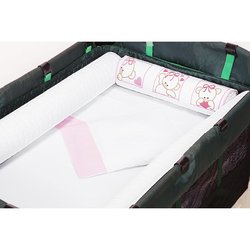 Kit Berço Desmontável Ursinha Rosa 7 Peças 100% algodão Kit Berço Desmontável Ursinha Rosa 7 Peças 100% algodão