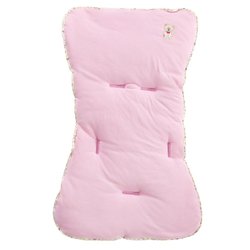 Capa de Carrinho de Bebê Ursinha Rosa Capa de Carrinho de Bebê Ursinha Rosa
