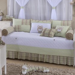 Kit Cama Babá Urso Baby Verde 6 Peças Bebê Menino 100% Algodão Kit Cama Babá Urso Baby Verde 6 Peças Bebê Menino 100% Algodão