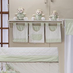 Porta Fraldas Para Varão Príncipe Verde 3 Peças Porta Fraldas Para Varão Príncipe Verde 3 Peças