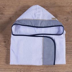 Toalha de Banho de Bebê Príncipe Marinho Toalha de Banho de Bebê Príncipe Marinho