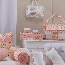 Cesta Decorada Birds Coral Cesta Decorada Birds Coral