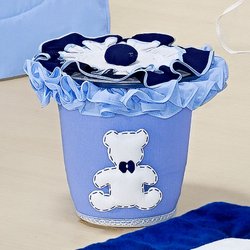 Lixeira Urso Rei Azul Lixeira Urso Rei Azul