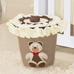Lixeira Pequeno Urso Bege Lixeira Pequeno Urso Bege
