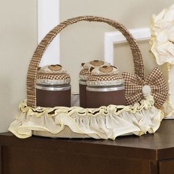 Cesta Decorada Pequeno Urso Cesta Decorada Pequeno Urso