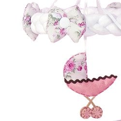 Móbile de Berço Baby Rosa Móbile de Berço Baby Rosa