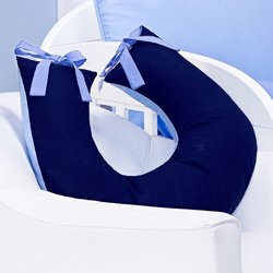 Almofada Amamentação Urso Rei Azul Almofada Amamentação Urso Rei Azul