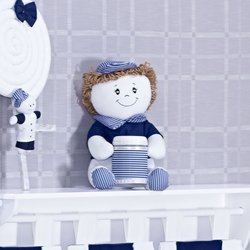 Boneco Porta Cotonete Príncipe Marinho Boneco Porta Cotonete Príncipe Marinho