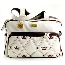 Bolsa Maternidade Master Coronate cor Off White M Bolsa Maternidade Master Coronate cor Off White M