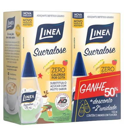 ADOCANTE LINEA SUCRALOSE 75ML 50% 2UN ADOCANTE LINEA SUCRALOSE 75ML 50% 2UN