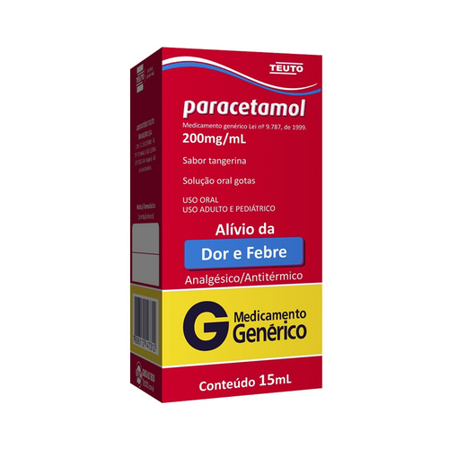 PARACETAMOL 200MG/ML GTS C/15 ML PARACETAMOL 200MG/ML GTS C/15 ML