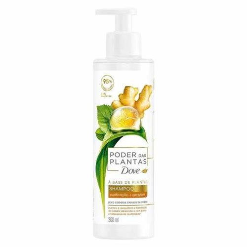SHAMPOO DOVE PODER DAS PLANTAS 300ML PURIFICA+GENGIBRE SHAMPOO DOVE PODER DAS PLANTAS 300ML PURIFICA+GENGIBRE