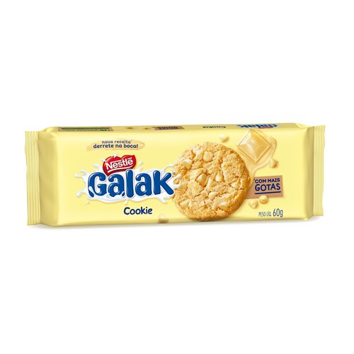 COOKIE GALAK 60G GOTAS CHOC BRANCO COOKIE GALAK 60G GOTAS CHOC BRANCO