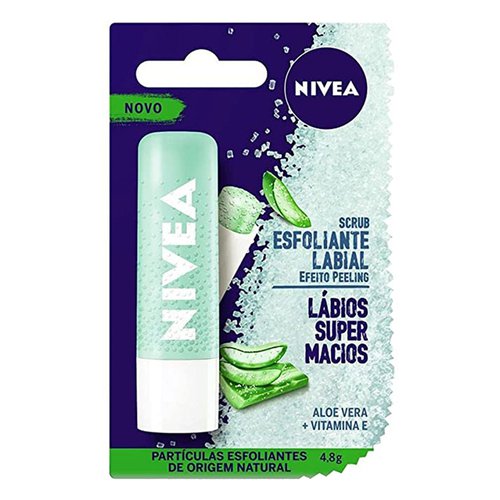 ESFOLIANTE LABIAL NIVEA 4,8G SCRUB ALOE VERA ESFOLIANTE LABIAL NIVEA 4,8G SCRUB ALOE VERA