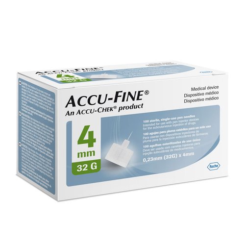 AGULHA ACCU FINE 0,23X4MM 32G 1UN AGULHA ACCU FINE 0,23X4MM 32G 1UN