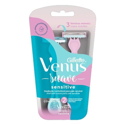 APARELHO VENUS 3 SIMPLY SENSITIVE 2UN APARELHO VENUS 3 SIMPLY SENSITIVE 2UN
