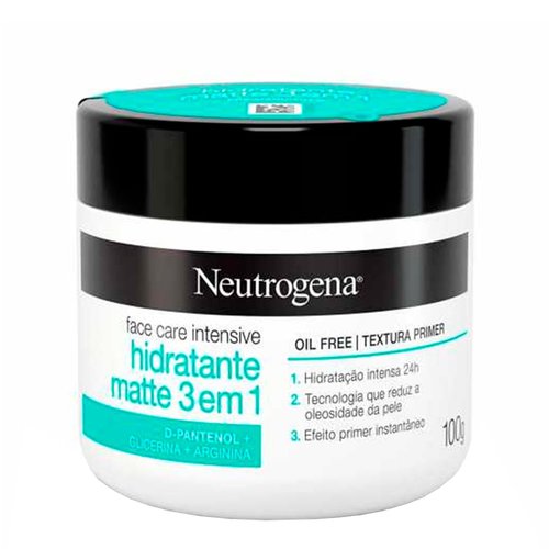 CREME FACIAL NEUTROGENA 100G FACE CARE MATTE 3EM1 CREME FACIAL NEUTROGENA 100G FACE CARE MATTE 3EM1