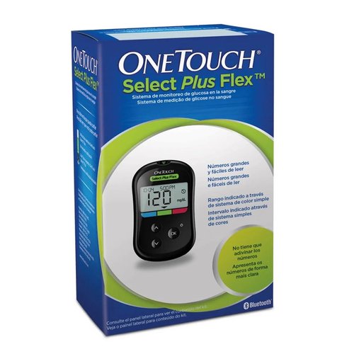 MEDIDOR GLICOSE ONE TOUCH SELECT PLUS FLEX MEDIDOR GLICOSE ONE TOUCH SELECT PLUS FLEX