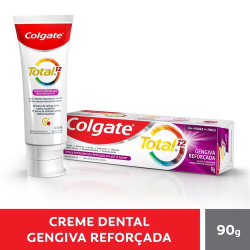 CREME DENTAL COLGATE TOTAL 90G GENGIVA REFORCADA CREME DENTAL COLGATE TOTAL 90G GENGIVA REFORCADA