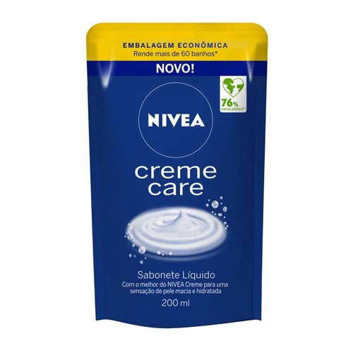 SABONETE LÍQUIDO NIVEA 200ML CREME CARE REFIL SABONETE LÍQUIDO NIVEA 200ML CREME CARE REFIL