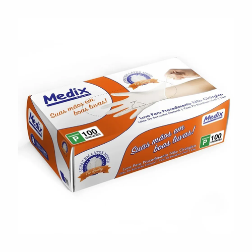 LUVA PROCED MEDIX TAM P CX C/100 UN LUVA PROCED MEDIX TAM P CX C/100 UN