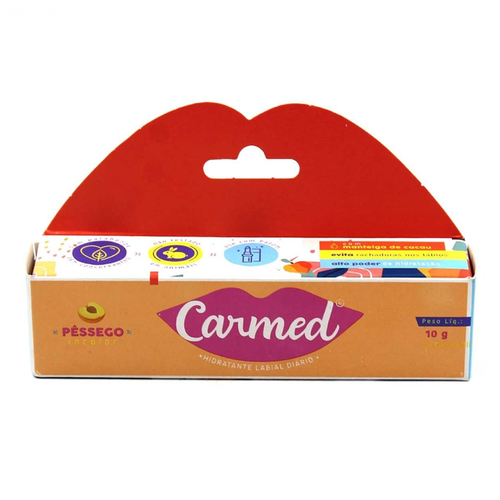 PROTETOR LABIAL CARMED 10G PESSEGO PROTETOR LABIAL CARMED 10G PESSEGO