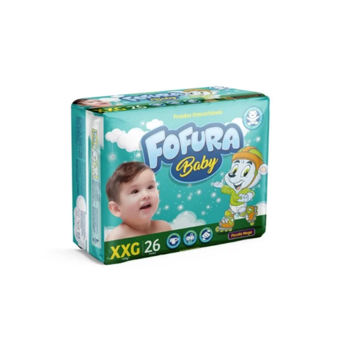 FRALDA FOFURA BABY MEGA XXG 26UN FRALDA FOFURA BABY MEGA XXG 26UN