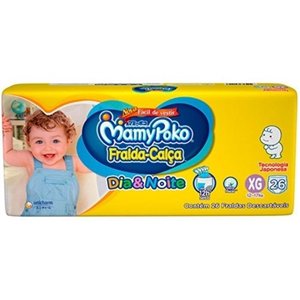 FRALDA MAMYPOKO DIA&NOITE MEGA CALCA XG 26UN FRALDA MAMYPOKO DIA&NOITE MEGA CALCA XG 26UN