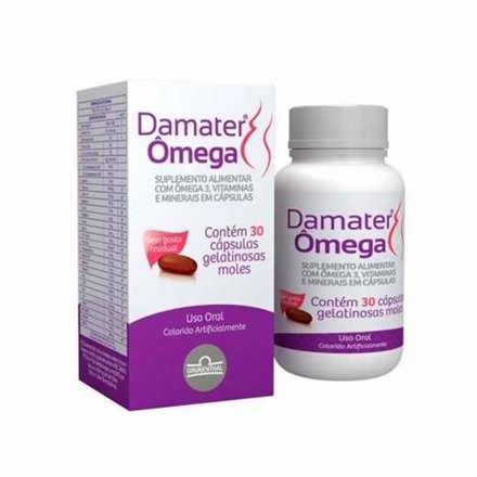 DAMATER OMEGA C/30 CAPS GELAT DAMATER OMEGA C/30 CAPS GELAT