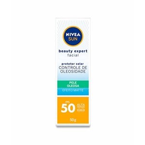 PROTETOR SOLAR NIVEA BEAUTY FPS50 FACIAL OLEOSA C/50G PROTETOR SOLAR NIVEA BEAUTY FPS50 FACIAL OLEOSA C/50G