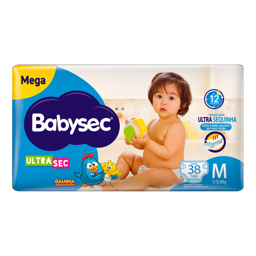 FRALDA BABYSEC ULTRA MEGA M 38UN FRALDA BABYSEC ULTRA MEGA M 38UN
