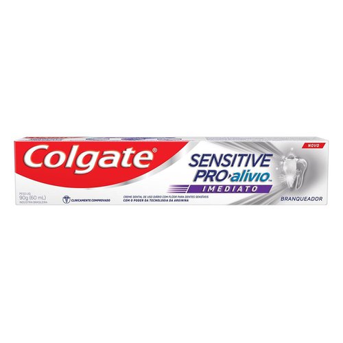 CREME DENTAL COLGATE SENSITIVE 90G PRO ALIV IMEDIAT BRAN CREME DENTAL COLGATE SENSITIVE 90G PRO ALIV IMEDIAT BRAN