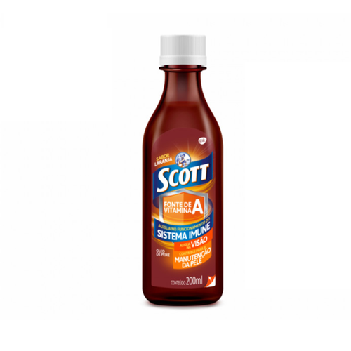 EMULSAO SCOTT LARANJA C/200 ML EMULSAO SCOTT LARANJA C/200 ML