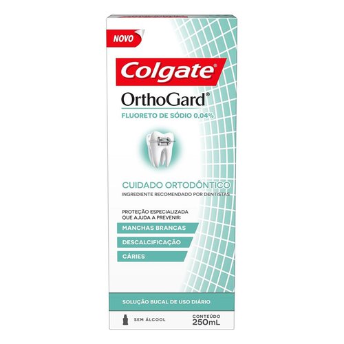 ENXAGUANTE BUCAL COLGATE ORTHOGARD 250ML ENXAGUANTE BUCAL COLGATE ORTHOGARD 250ML