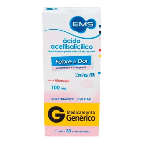 ACIDO ACETILSALICILICO 100MG C/30 CPR ACIDO ACETILSALICILICO 100MG C/30 CPR