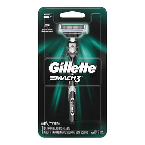 BARBEADOR GILLETTE MACH 3 REGULAR BARBEADOR GILLETTE MACH 3 REGULAR