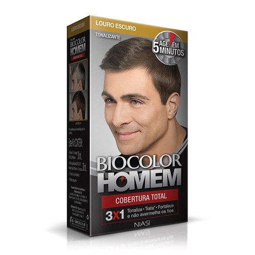 BIOCOLOR HOMEM LOURO ESCURO BIOCOLOR HOMEM LOURO ESCURO