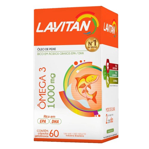 LAVITAN OMEGA 3 1000MG C/60 CAPS LAVITAN OMEGA 3 1000MG C/60 CAPS