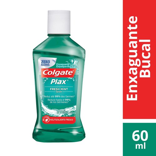 ENXAGUANTE BUCAL PLAX 60ML FRESH MINT ENXAGUANTE BUCAL PLAX 60ML FRESH MINT