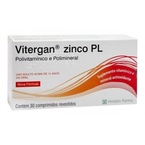 VITERGAN ZINCO PLUS C/30 CPR VITERGAN ZINCO PLUS C/30 CPR