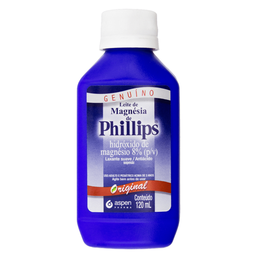 LEITE MAGNESIA PHILLIPS ORIGINAL C/120 ML LEITE MAGNESIA PHILLIPS ORIGINAL C/120 ML