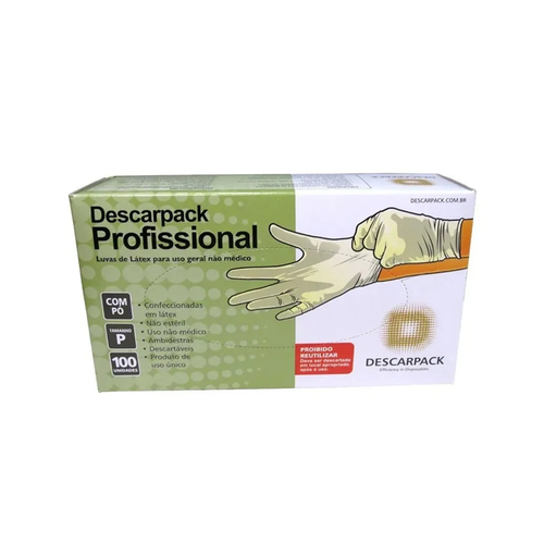 LUVA PROFISSIONAL DESCARPACK TAM P C/PO C/100UN LUVA PROFISSIONAL DESCARPACK TAM P C/PO C/100UN