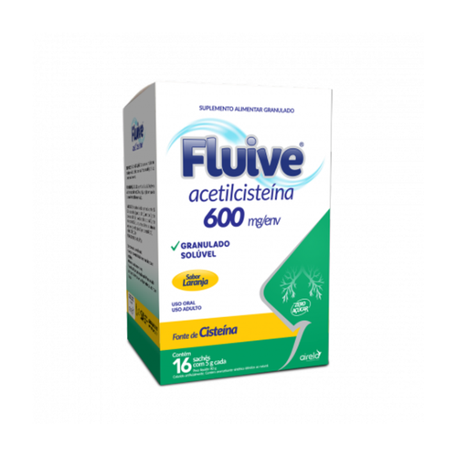 FLUIVE 600MG C/16 ENV LARANJA FLUIVE 600MG C/16 ENV LARANJA
