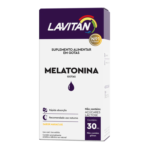 LAVITAN MELATONINA 0,21MG GTS MARACUJA 30ML LAVITAN MELATONINA 0,21MG GTS MARACUJA 30ML
