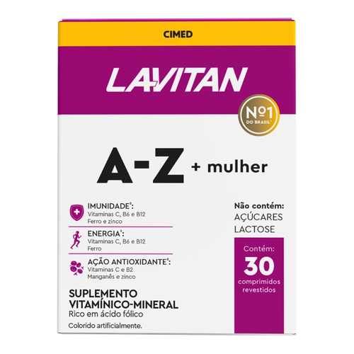 LAVITAN AZ MULHER C/30 CPR REV LAVITAN AZ MULHER C/30 CPR REV