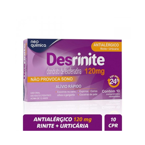 DESRINITE 120MG C/10 CPR REV DESRINITE 120MG C/10 CPR REV
